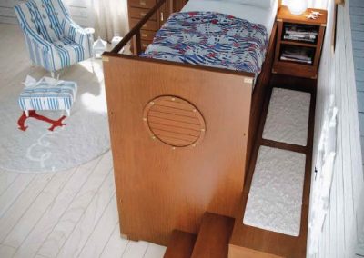 Modernios klasikos vaiko kambario baldai Camarote 5