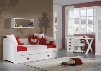 Modernios klasikos vaiko kambario baldai Cuore 7