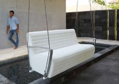 Modernūs lauko baldai pakabinama sofa Axis 4