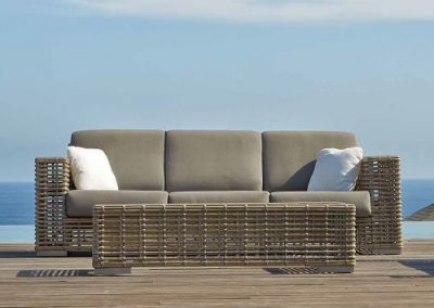 Modernūs lauko baldai sofa Castries