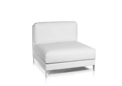 Modernūs lauko baldai sofos modulis Slim_modulo central