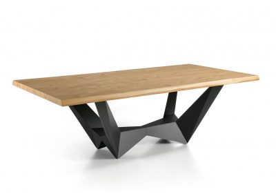 Modernūs valgomojo baldai stalas Mek