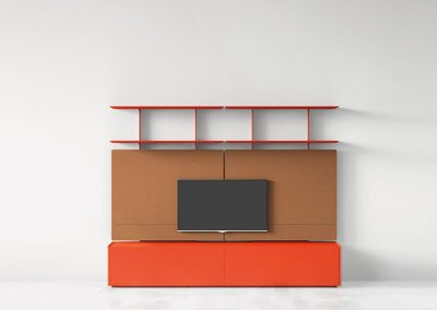 Modernūs svetainės baldai Team Shelf System 8
