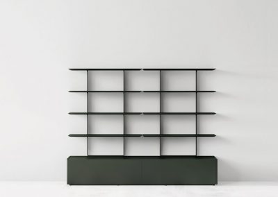 Modernūs svetainės baldai Team Shelf System 9
