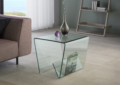 Modernūs svetainės baldai staliukas Glass II 553106