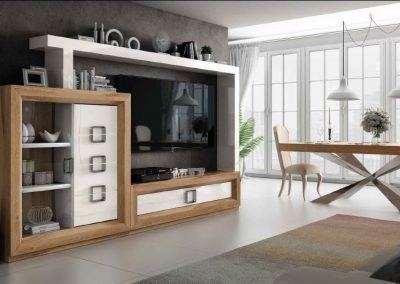 Modernūs svetainės ir valgomojo baldai Enzo EZ08