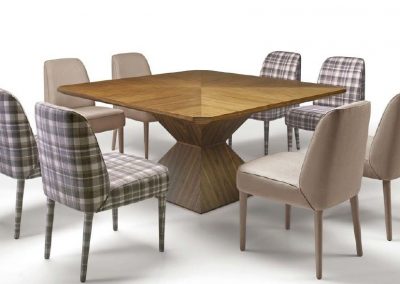 Modernus valgomojo stalas kėdė Araci