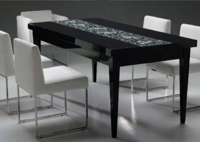 Modernus valgomojo stalas kėdė Ceti 10