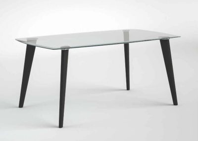 Modernus valgomojo stalas mesa-malaga-cristal