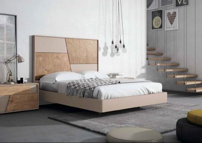 Modernūs miegamojo baldai Grafika Collage Corto 007