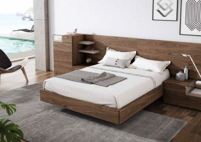 Modernūs miegamojo baldai Soft 030