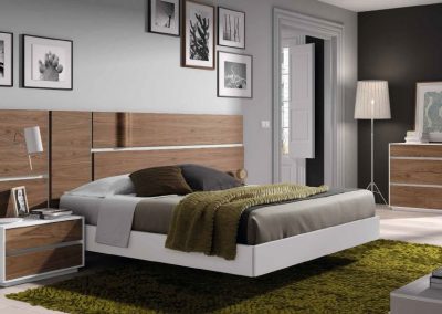 Modernūs miegamojo baldai Soft R 026