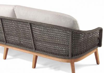 Modernios klasikos lauko baldai sofa staliukas Orsini 7