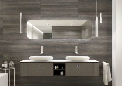 Modernūs vonios kambario baldai Tubular 2