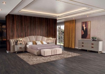 Modernios klasikos miegamojo baldai Majestic