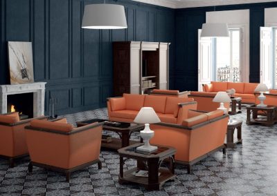 Modernios klasikos ofiso sofa Bordon 1
