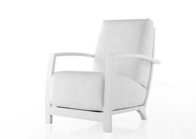 Modernūs minkšti svetainės baldai krėsliukas Glamour 11