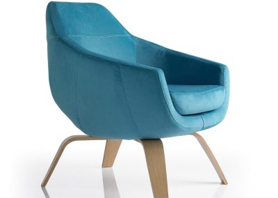 Modernūs minkšti svetainės baldai krėsliukas Lua