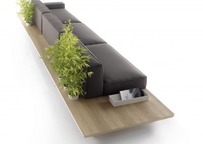 Modernūs minkšti svetainės baldai sofa Mus