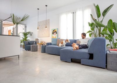 Modernūs minkšti svetainės baldai sofa Soft 1