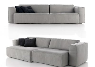 Modernūs minkšti svetainės baldai sofa Soft 6