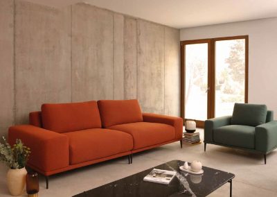 Modernūs minkšti svetainės baldai sofa Odil 1