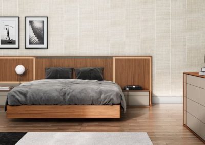 Modernūs miegamojo baldai Light 1