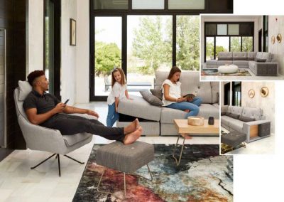 Modernūs minkšti svetainės baldai sofa Enzo 3
