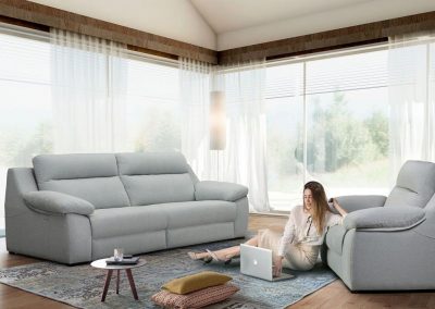 Modernios klasikos minkšti svetainės baldai sofa Elvas 1