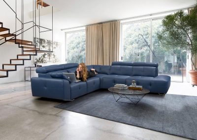 Modernūs minkšti svetainės baldai sofa Zaira