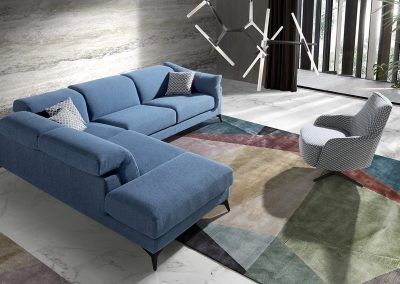 Modernūs minkšti svetainės baldai sofa Siesta