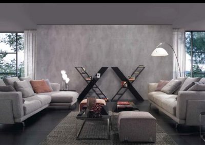 Modernūs minkšti svetainrės baldai sofa Cotton 4