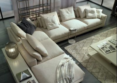 Modernūs minkšti svetainrės baldai sofa Mauro 2