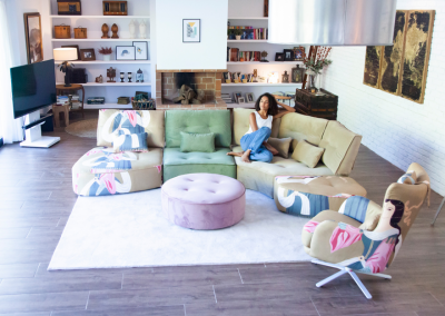 Modernūs minkšti svetainės baldai sofa Arianne Plus 1
