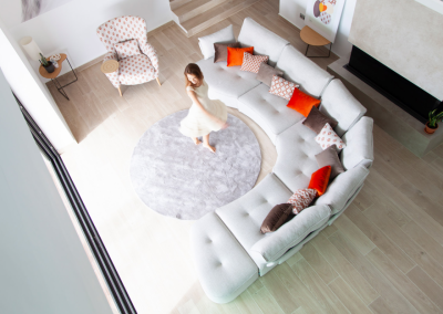 Modernūs minkšti svetainės baldai sofa Arianne Plus 34