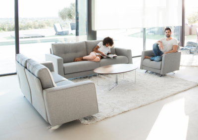 Modernūs minkšti svetainės baldai sofa Bari 8