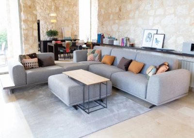 Modernūs minkšti svetainės baldai sofa Klee