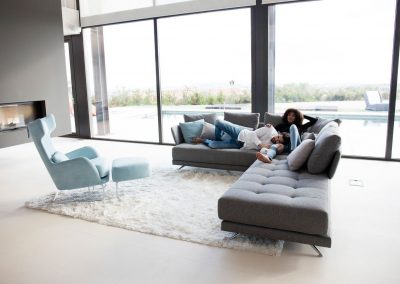 Modernūs minkšti svetainės baldai sofa Pacific 6