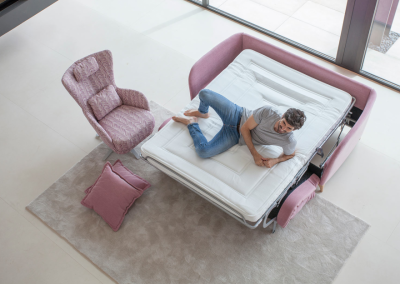 Modernūs minkšti svetainės baldai sofa lova Gala 3
