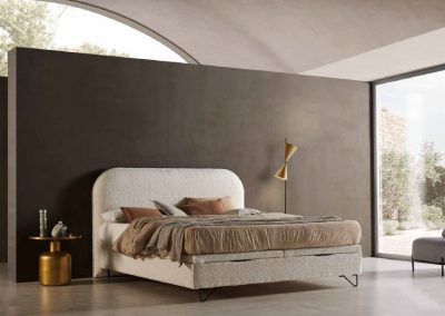 Modernūs miegamojo baldai lova Zole