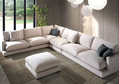 Modernūs minkšti svetainės baldai sofa Times 3
