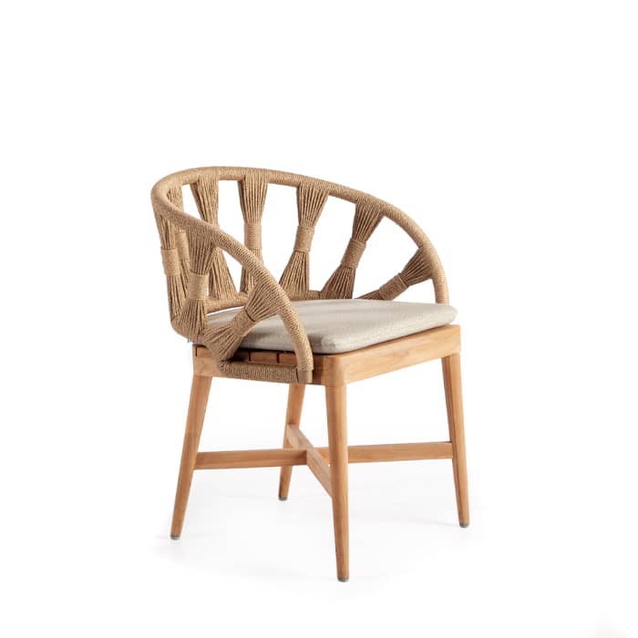 Modernios klasikos laukos baldai valgomojo kėdė Krabi 19