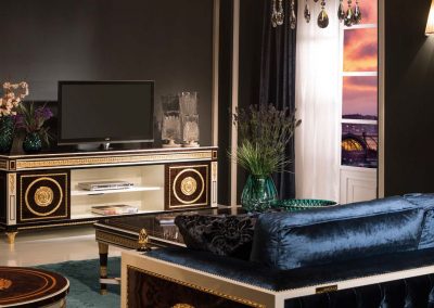 Klasikiniai svetainės baldai TV modulis Wellington 16