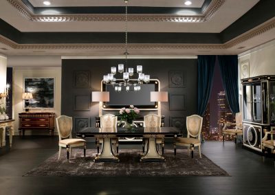 Klasikiniai valgomojo baldai Malmaison
