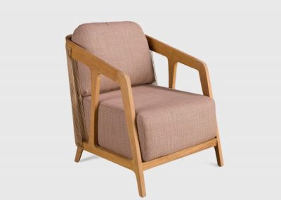 Modernios klasikos lauko baldai fotelis Rio