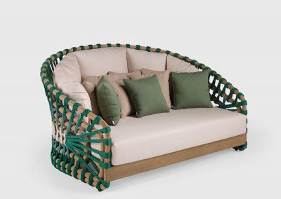 Modernios klasikos lauko baldai gultas Snake 9