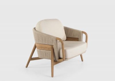 Modernios klasikos lauko baldai krėsliukas Desire