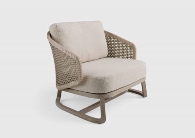 Modernūs lauko baldai krėsliukas Santorini