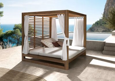 Modernūs lauko baldai lauko lova gultas Catalina 3