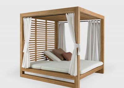 Modernūs lauko baldai lauko lova gultas Catalina 4